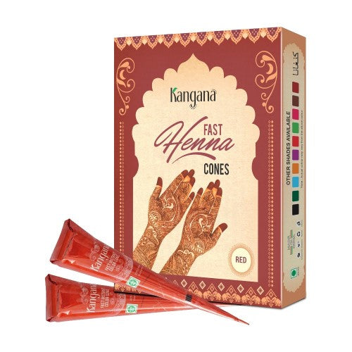 Fast Henna Cones Red (Set of 12)