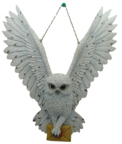 Wall Hanging - Resin Flying Owl (27 x 4 x 31.8cm)
