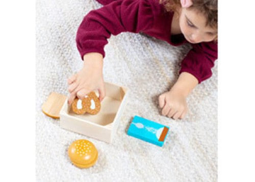 Melissa & Doug - Wooden Food Groups Play Set - Grains (NEW)