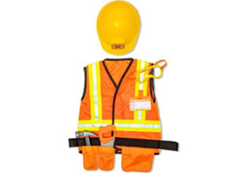 Melissa & Doug - Construction Worker Costume Set - Pack of 3