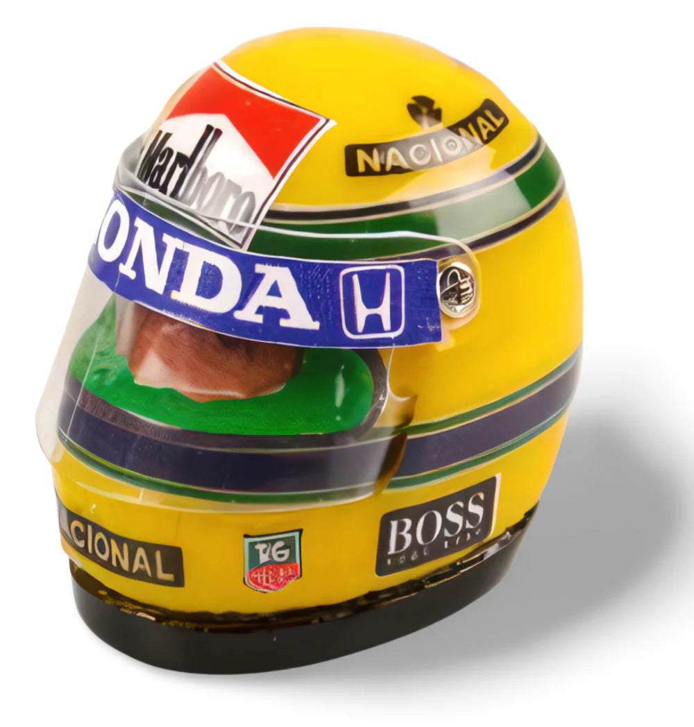 Radio Control - Mon-Tech 1/10 Painted Helmet Marlboro Senna McLaren for F1