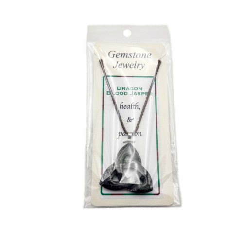 Pendant - Dragons Blood Jasper Triquetra