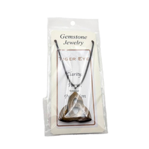 Pendant - Tiger Eye Triquetra