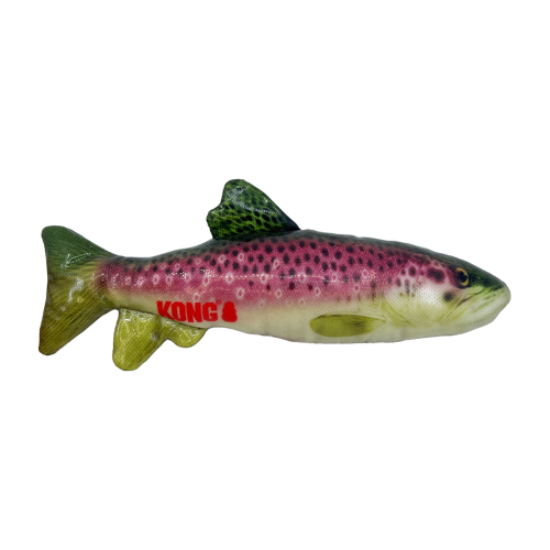 Dog Toy - KONG Wild Shieldz Trout (Medium)