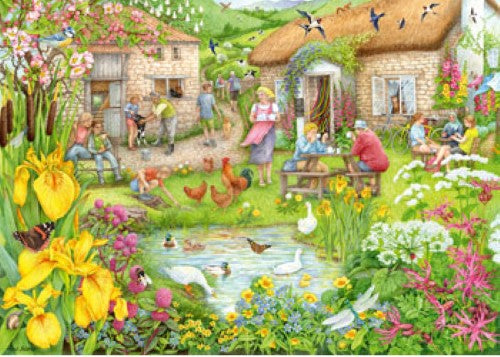 Ravensburger Cosy Cafe No 3: Farm Cafe Puzzle 1000 Pieces