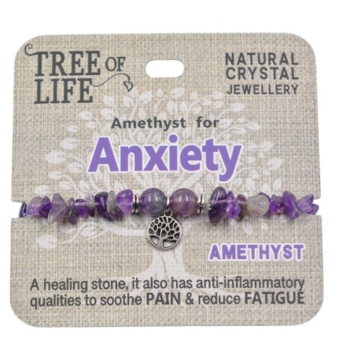 Anxiety Amethyst Bracelet