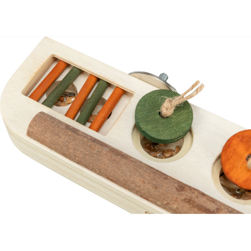 Small Animal Toy - Wooden Snack Activity Board (25 x 4 x 9cm)
