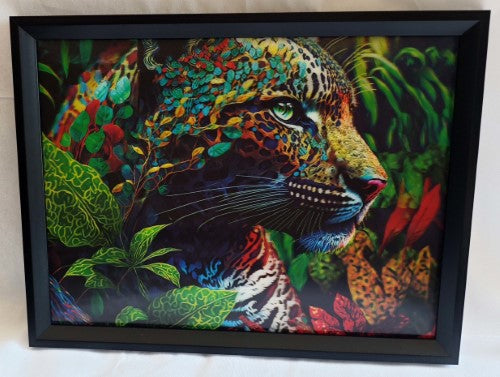 3D Art - Polka Dotted Panther (30 x 40cm)