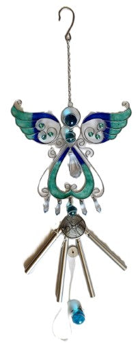 Windchime Suncatcher - Blue Angel (20 x 18 x 80cm)