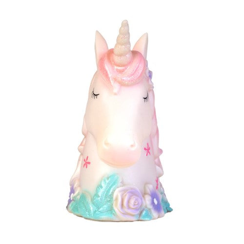 Table Lamp - Pretty Flower Unicorn (21.7 x 14.4 x 25.5cm)