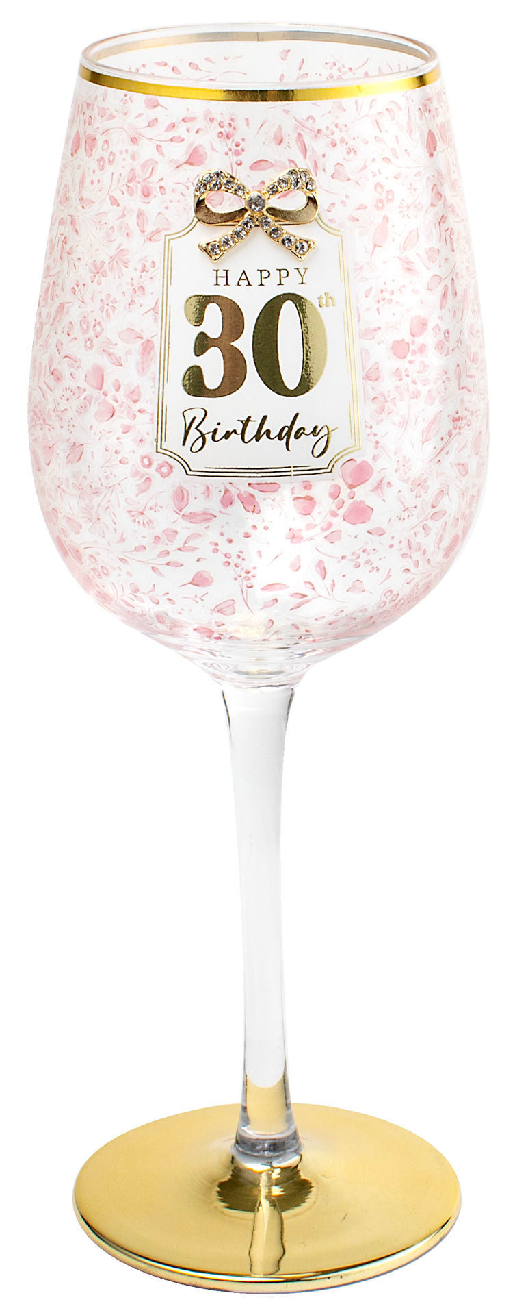 GLASS - 30TH PRETTY BOW (400ML)