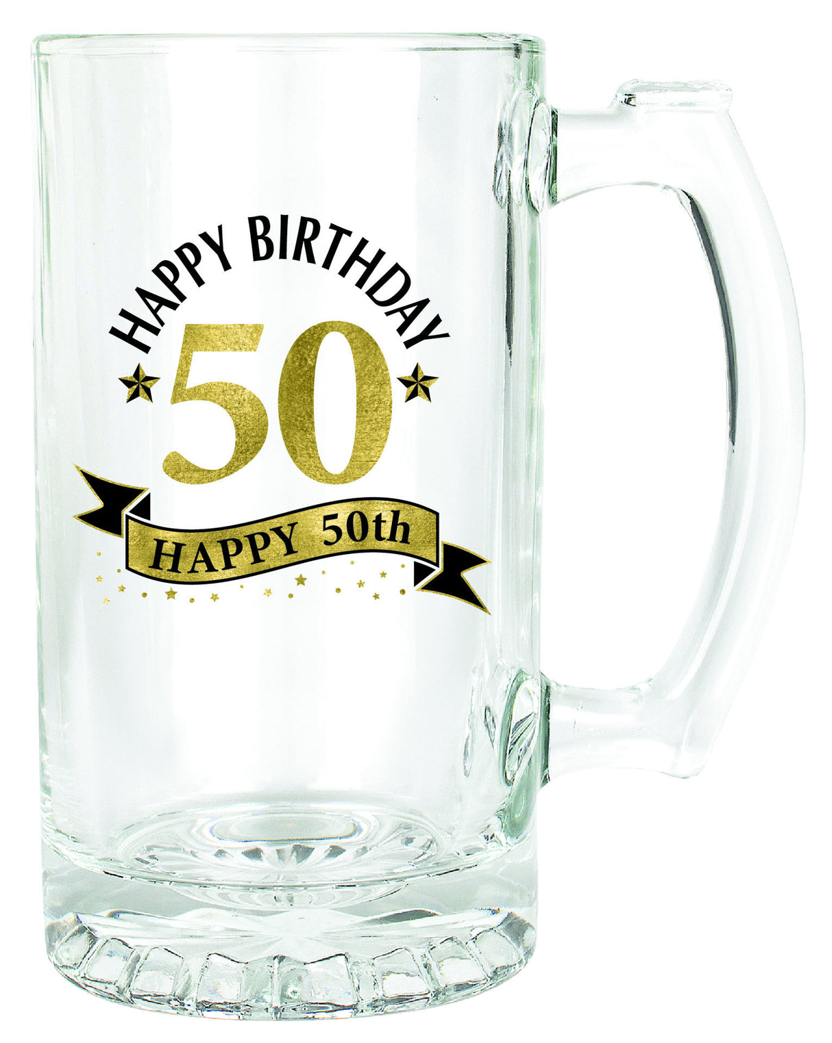 50TH WOOD BOX GIFT SET - 490ML STEIN