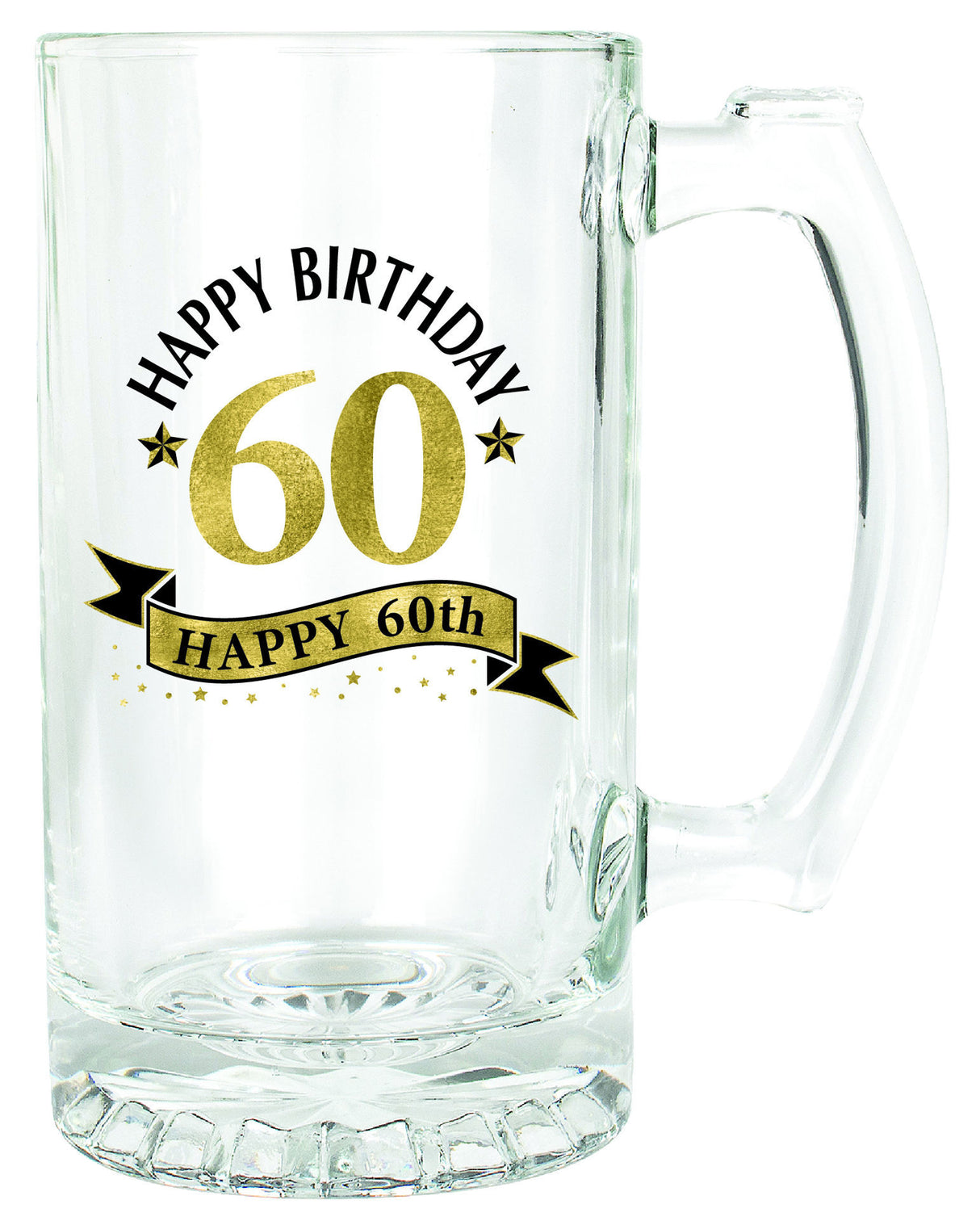 60TH WOOD BOX GIFT SET - 490ML STEIN