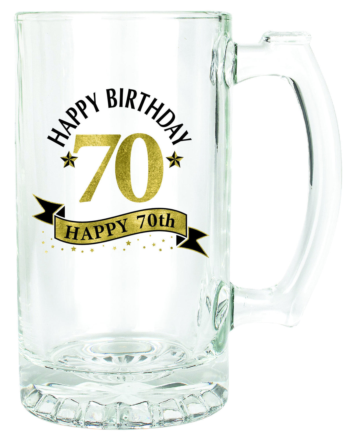 70TH WOOD BOX GIFT SET - 490ML STEIN