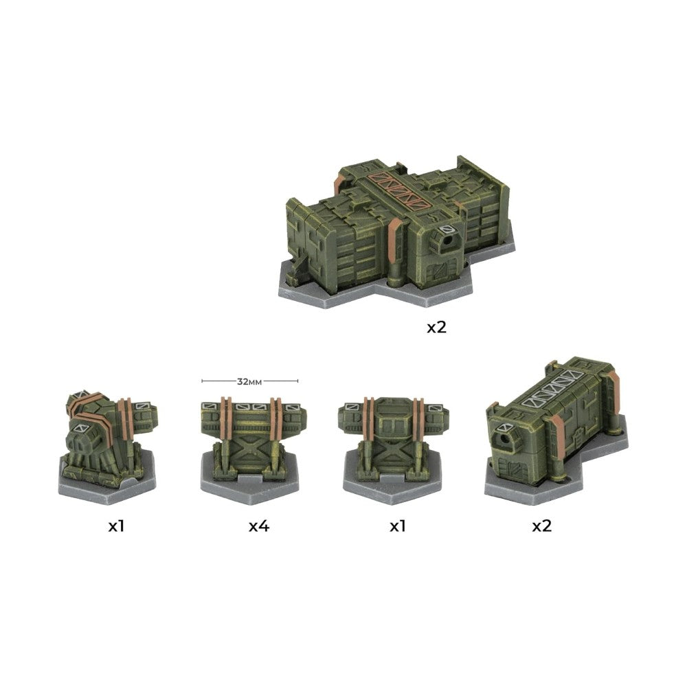 Hextech Terrain: Dropbase Delta - Personnel Buildings