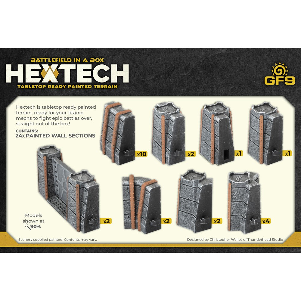 Hextech Terrain: Trinity City - Fortress Walls
