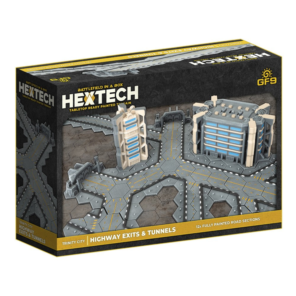 Hextech Terrain: Trinity City - Highway Exits and Tunnels
