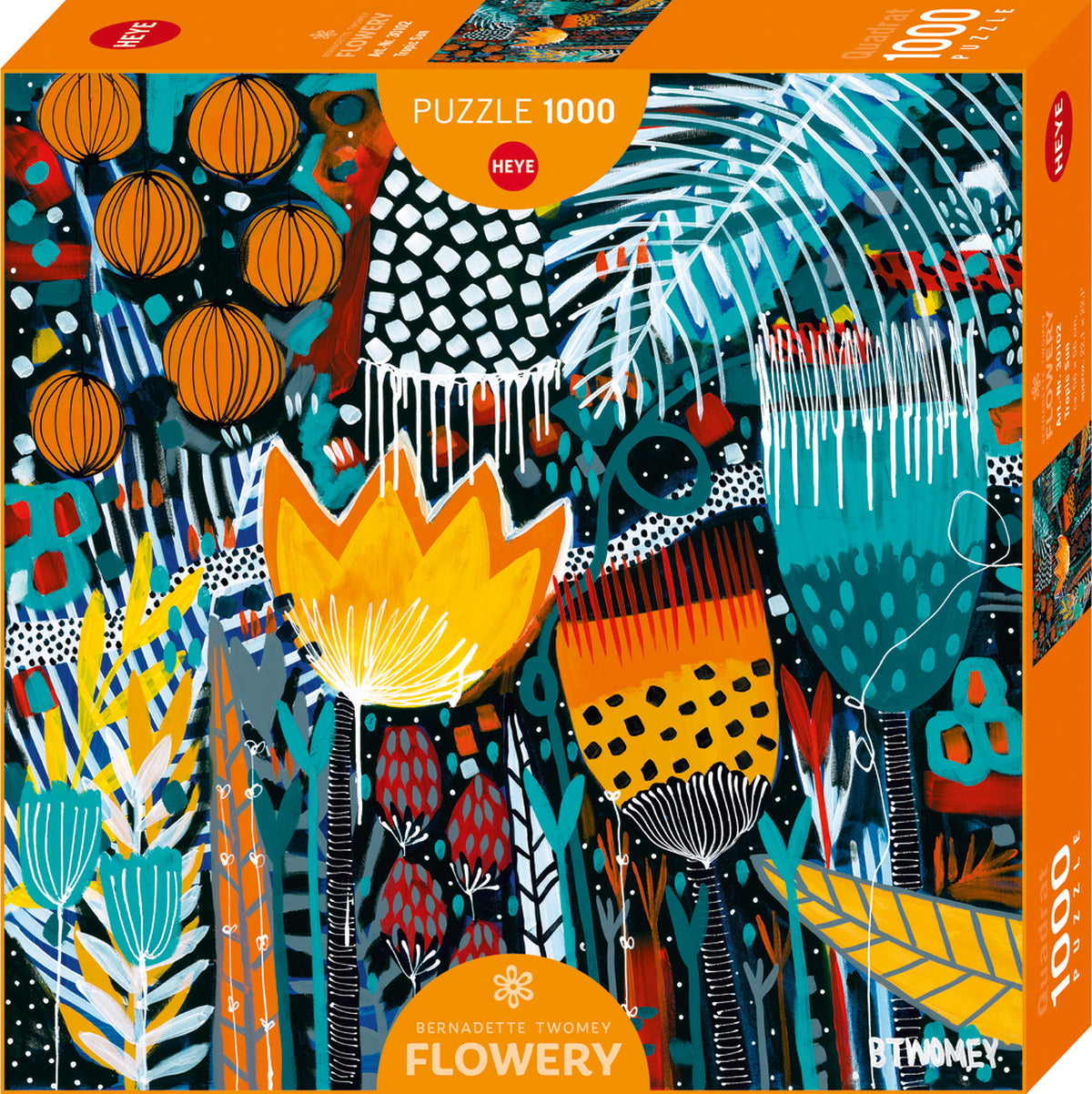 Puzzle - Heye - Twomey; Flowery Tropic Sun 1000Pc