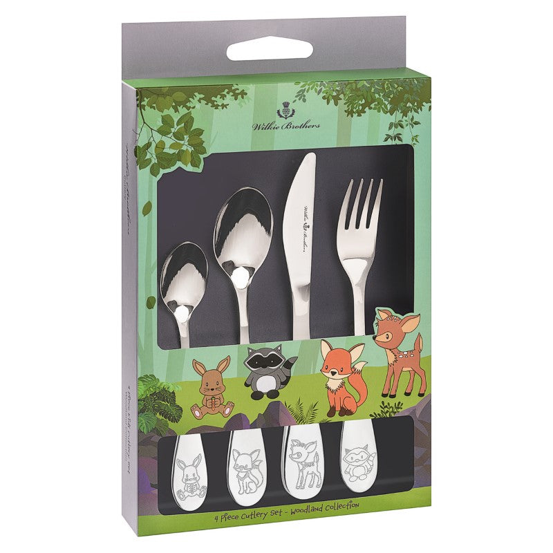 Kids Cutlery - Wilkie Woodland (4pc)