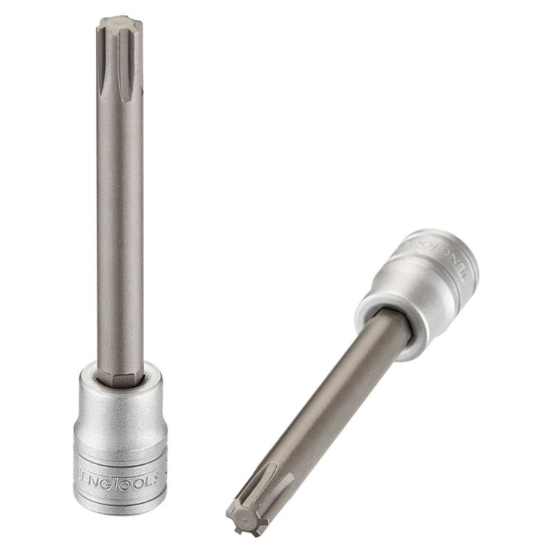 Teng 3/8in Dr. Long Ribe Bit Socket # 09