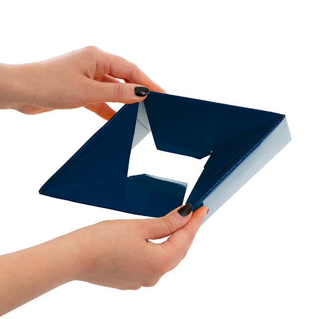 Mini Posy Box Gloss Autolock Base Pk25 Navy Blue