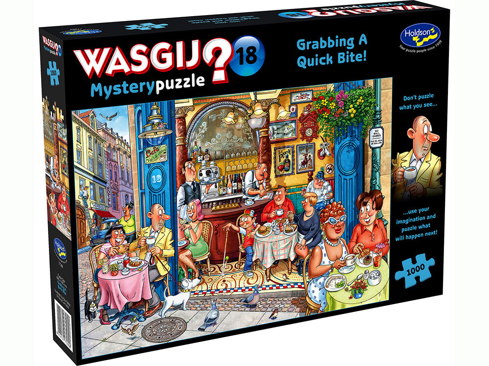 Puzzle - Holdson - Wasgij? - Mystery - #18 - Grabbing a Quick Bite 1000pc