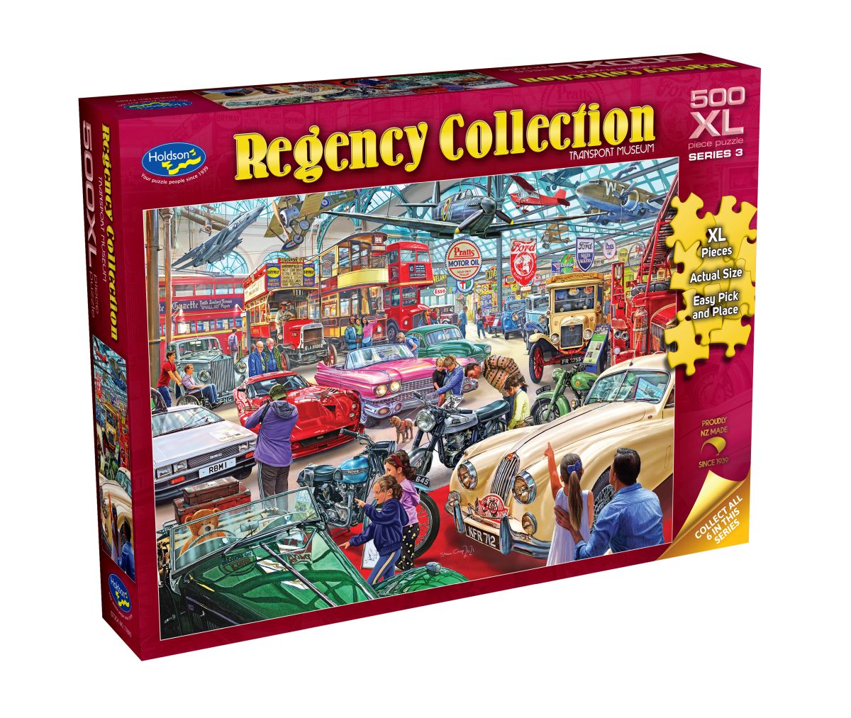 Holdson - Regency Series 3 - Transport Museum - 500 Piece XL - Jigsaw Puzzle