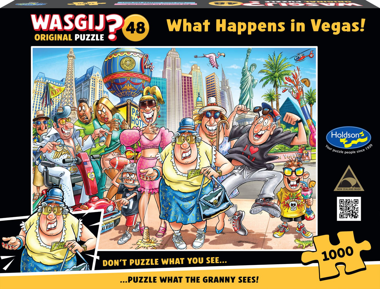 Wasgij? Original #48 What Happens in Vegas Holdson 1000pc Jigsaw Puzzle