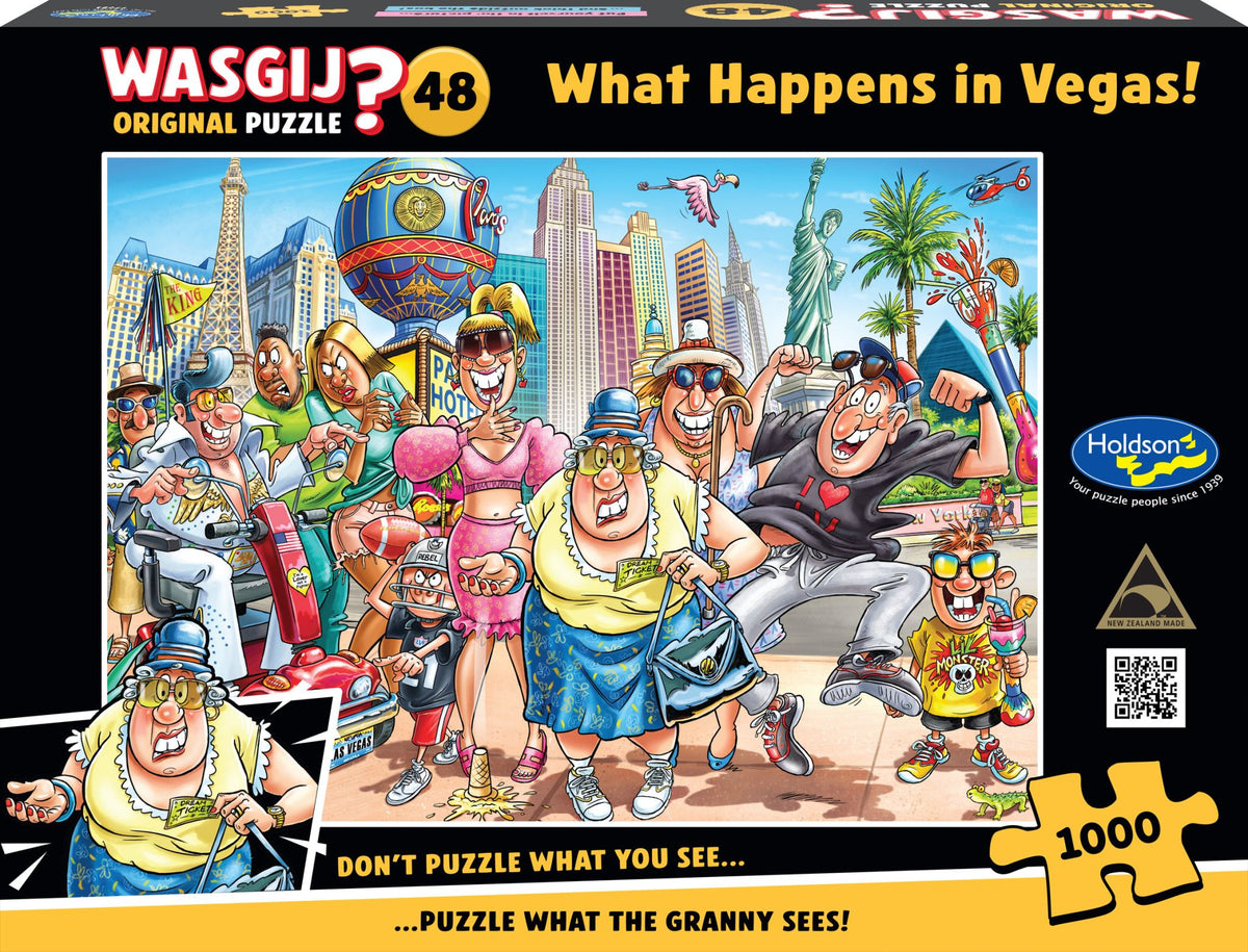 Wasgij? Original #48 What Happens in Vegas Holdson 1000pc Jigsaw Puzzle