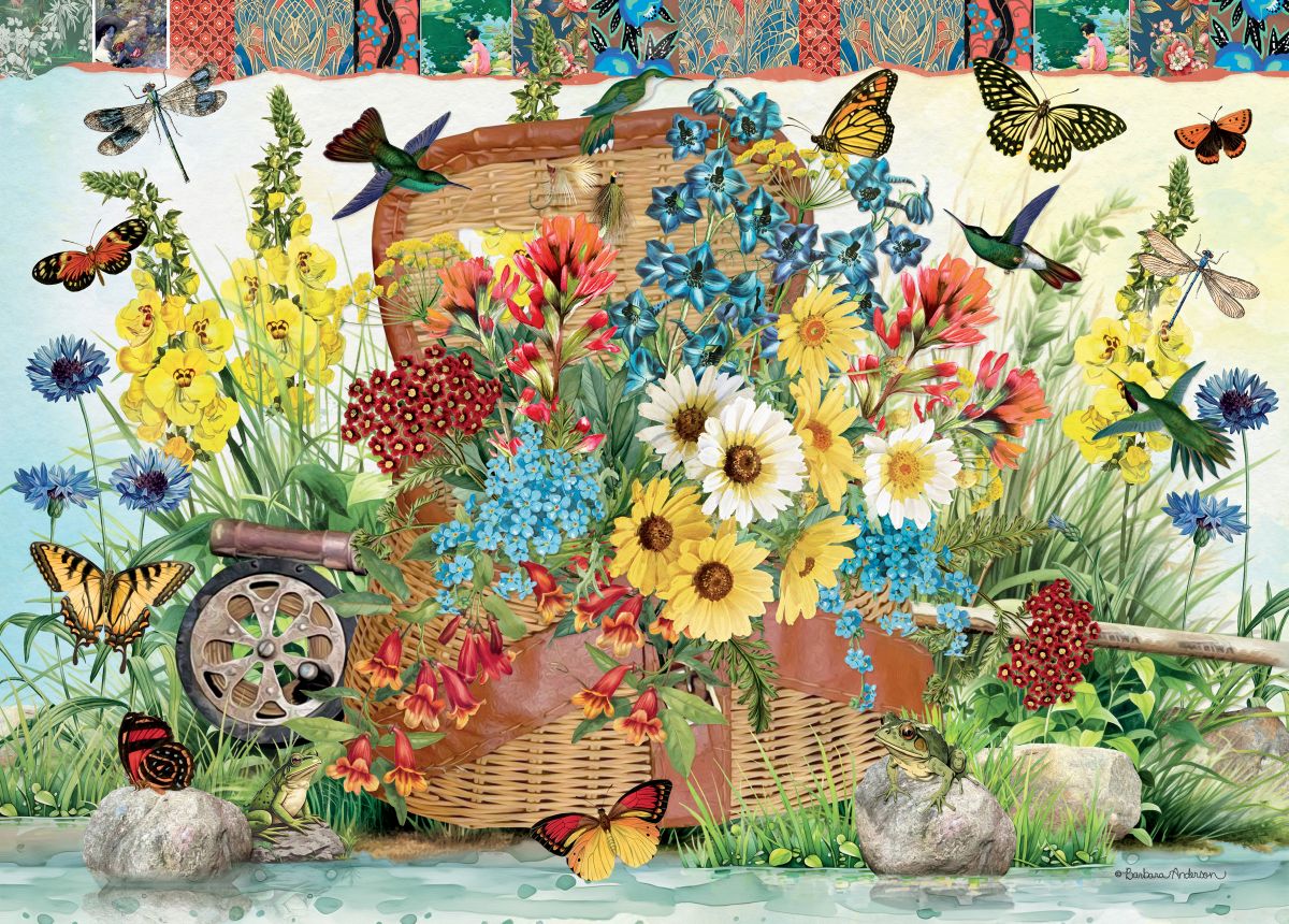 Blossom Bliss A-Luring Floral Holdson 1000pc Jigsaw Puzzle