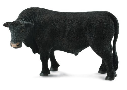 Black Angus Bull Figurine Large - CollectA