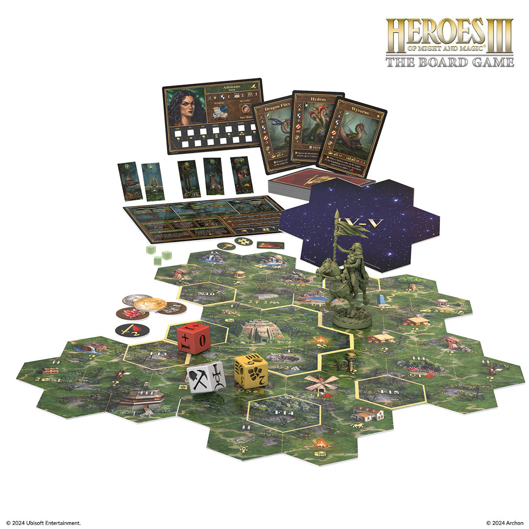Heroes of Might and Magic III: The Board Game Fortress Expansion EN