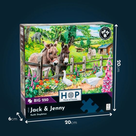 Down On The Farm - Big 250 Piece Puzzle - House of Puzzles
