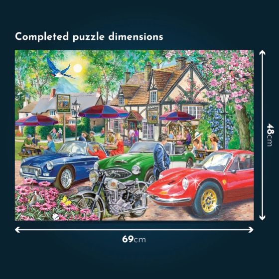 At The Allotment - Big 500 Piece Puzzle - House of Puzzles