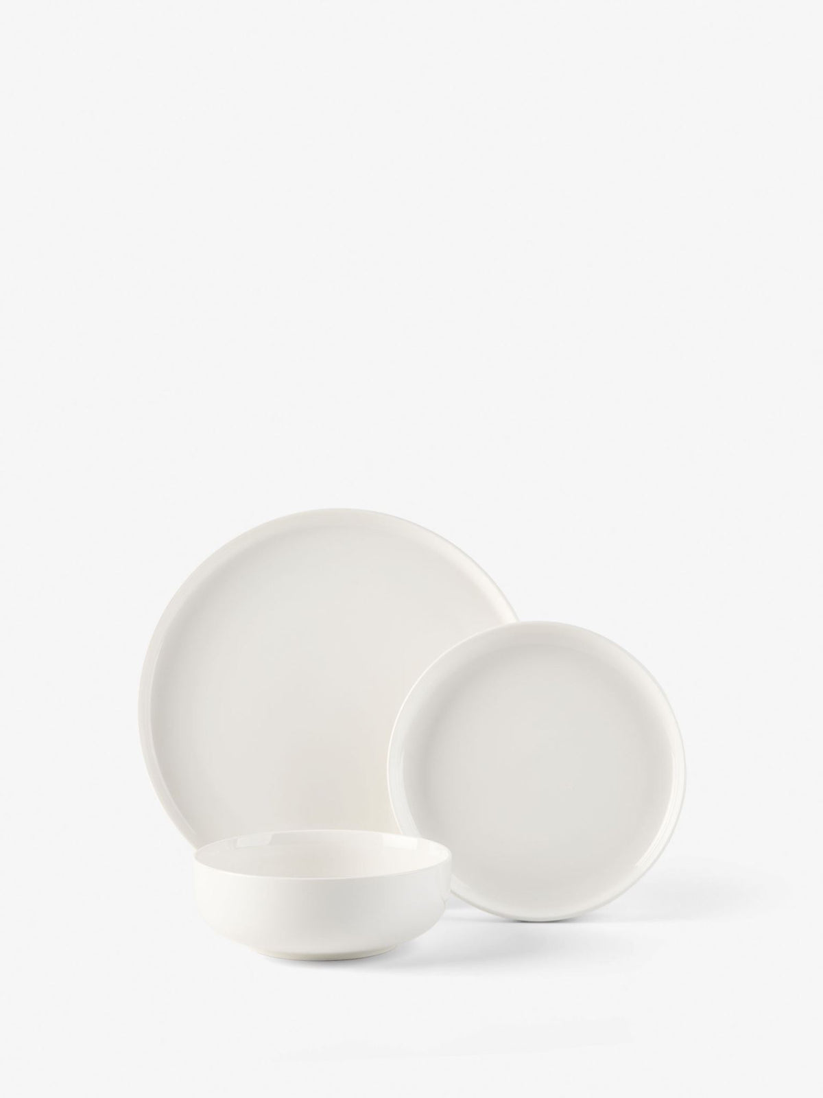 Hottie Brodie 12-Piece Dinner Set - White