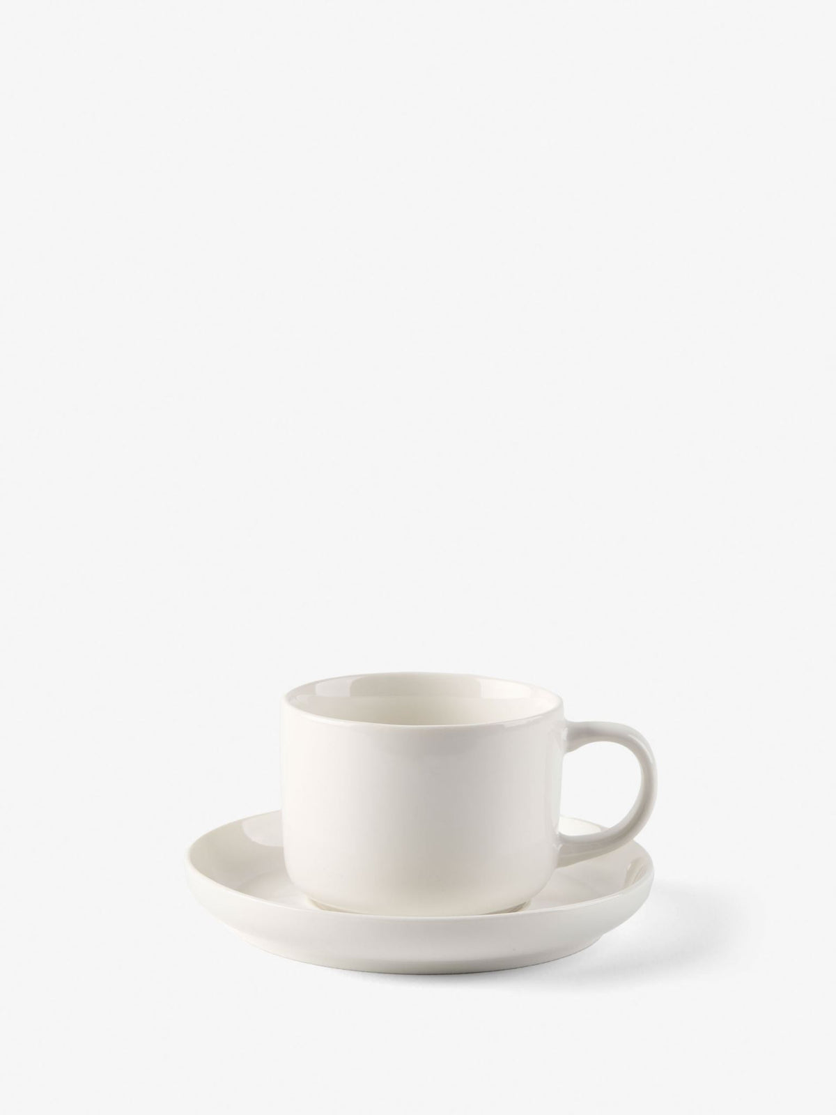 Hottie Brodie Tea Cup & Saucer - White