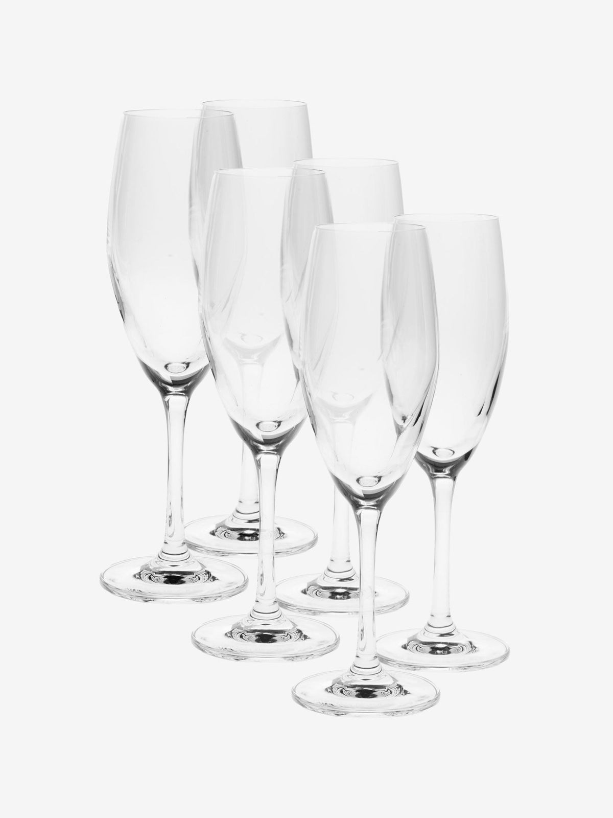 Hottie Frankie 6-Piece Champagne Flute Set