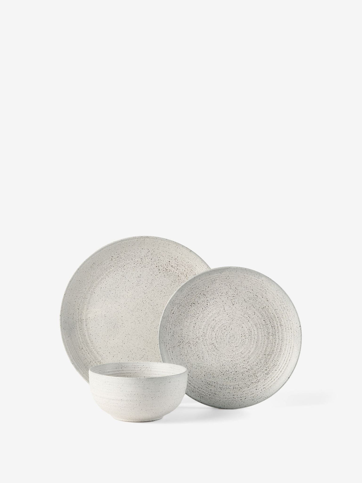 Hottie Jamie Stone 12-Piece Dinner Set - Stone