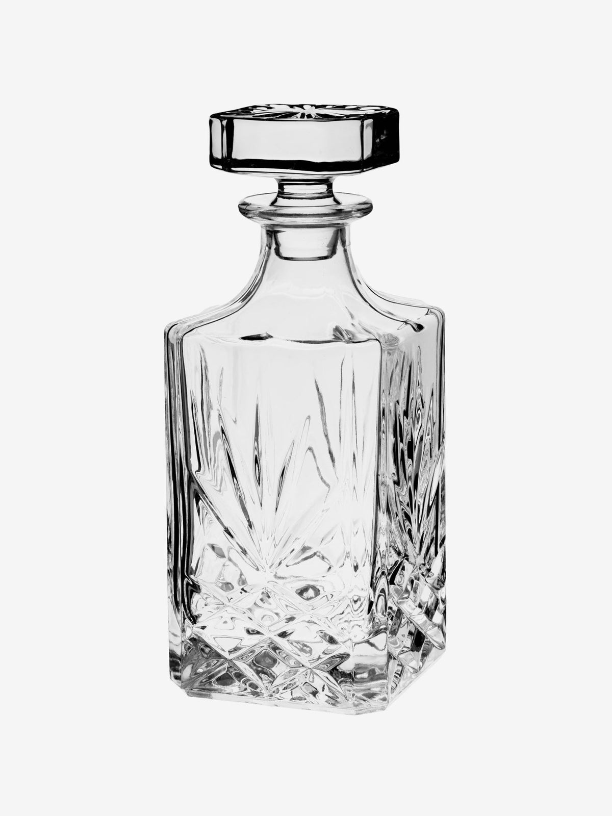 Hottie Jonnie Traditional 5-Piece Decanter & Tumbler Set - Clear