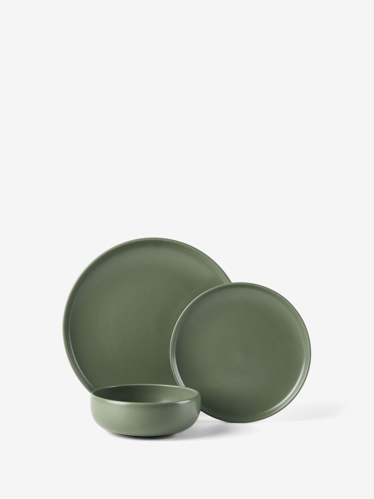 Hottie Mikkie Green 12-Piece Dinner Set - Green