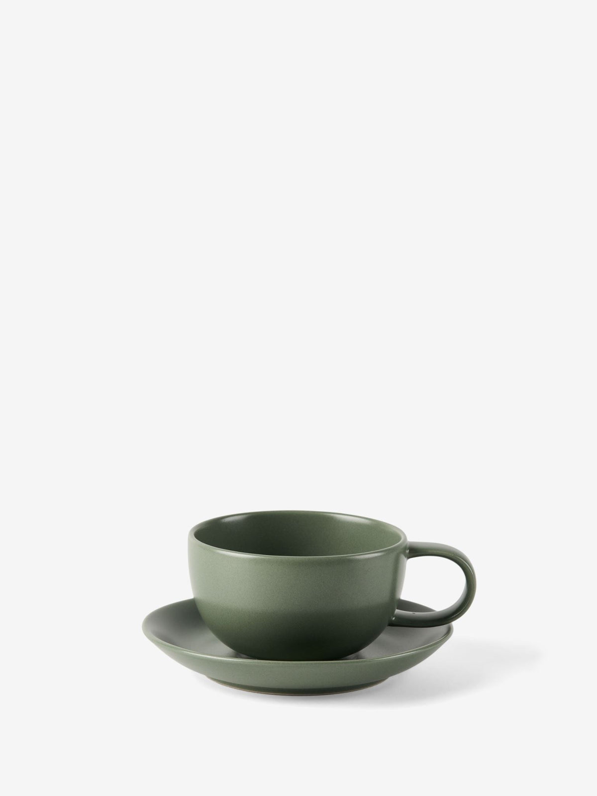Hottie Mikkie Green Tea Cup & Saucer - Green