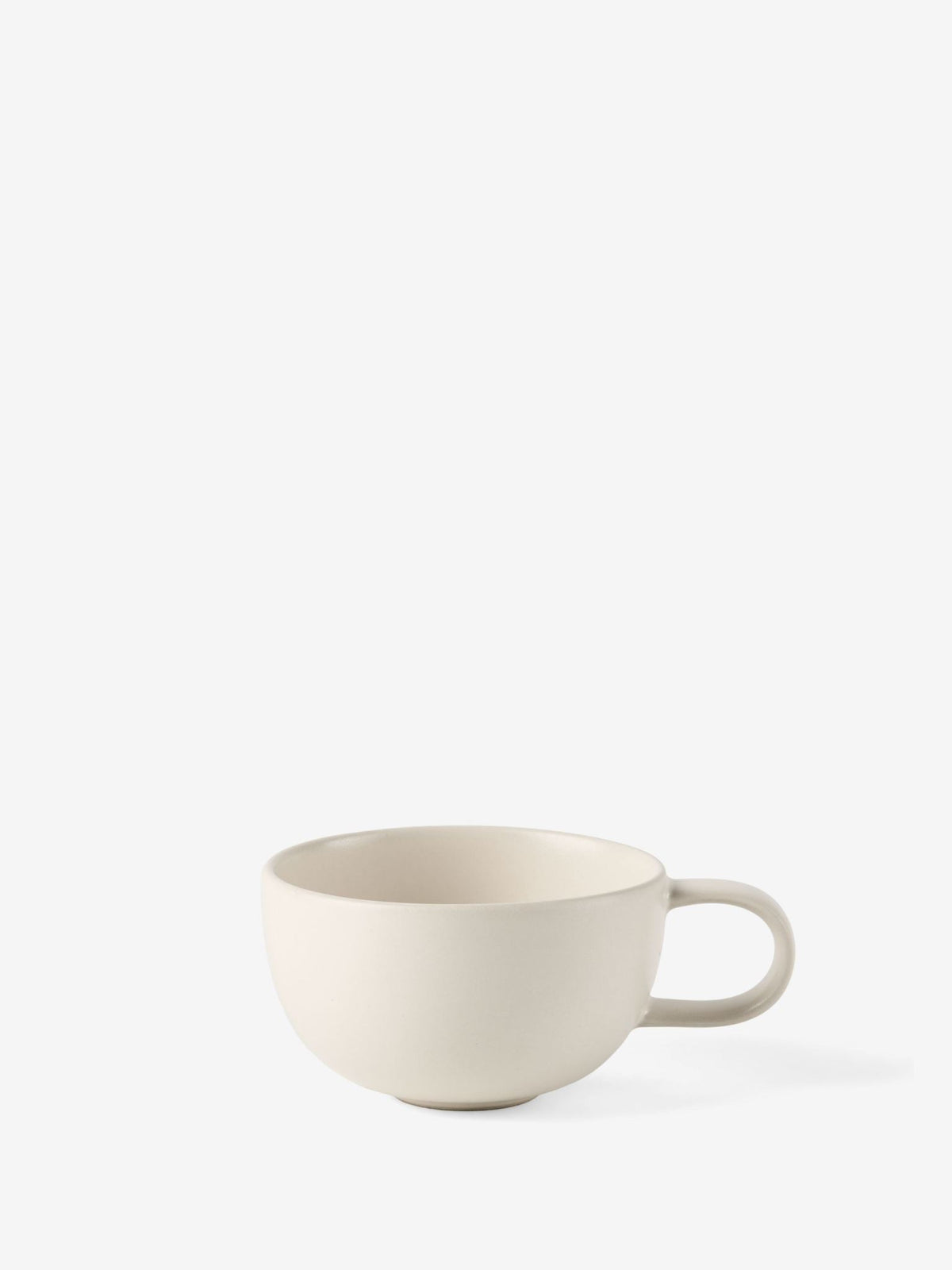 Hottie Mikkie Soft White Tea Cup & Saucer - Soft White