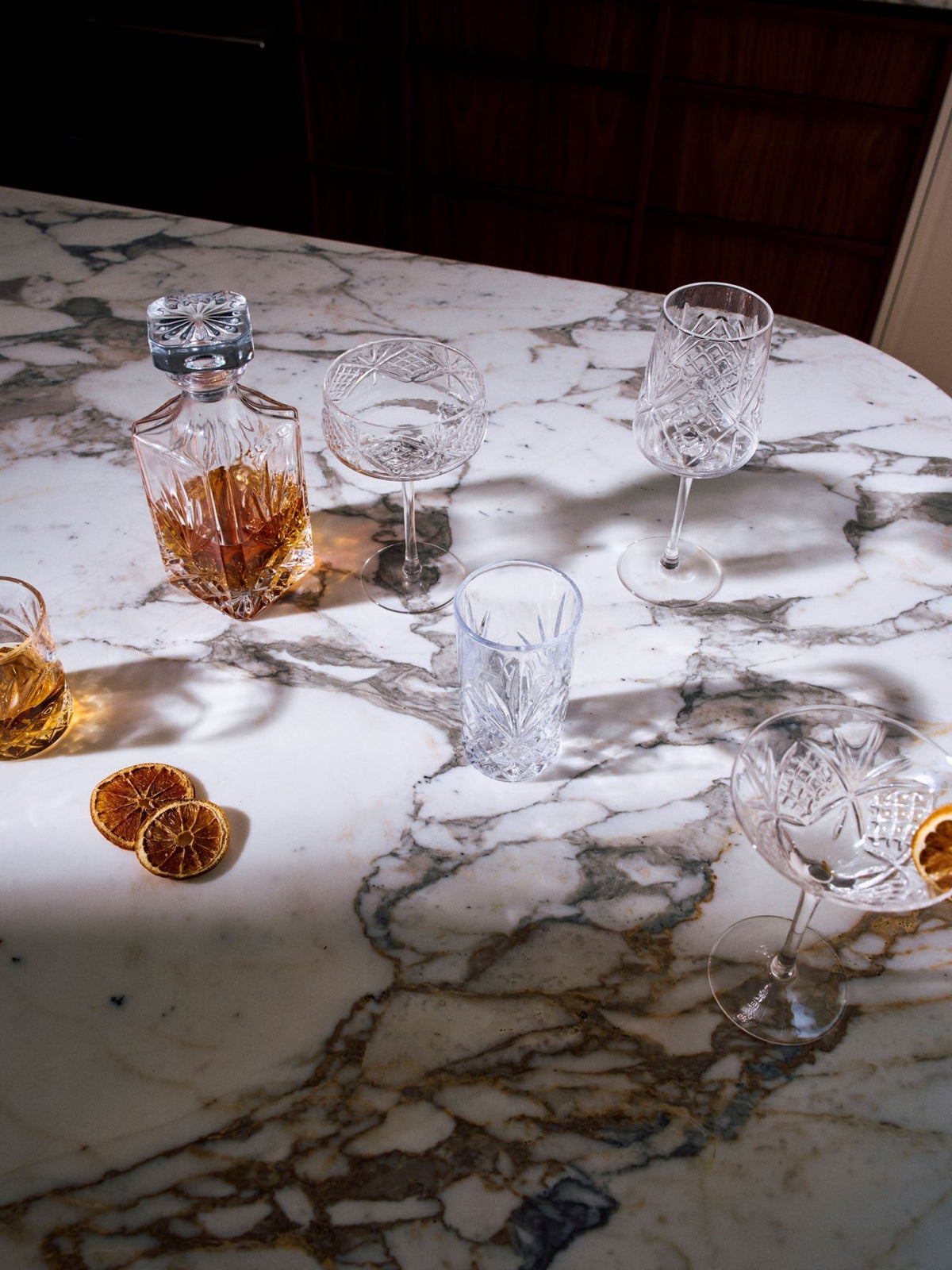Hottie Jonnie Traditional 4-Piece Wine Set - Clear