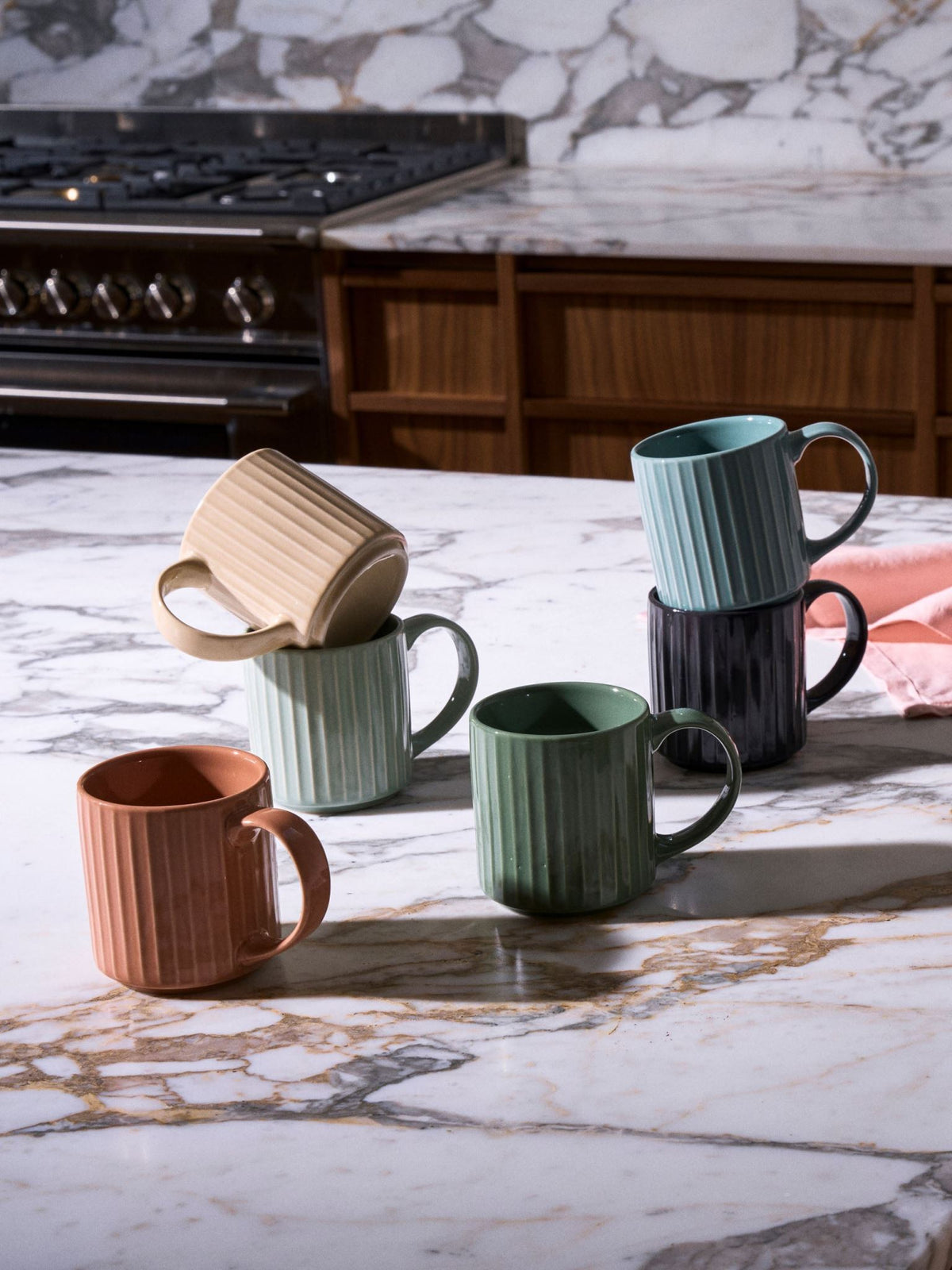 Hottie Ellie Earth 6-Piece Mug Set - Earth