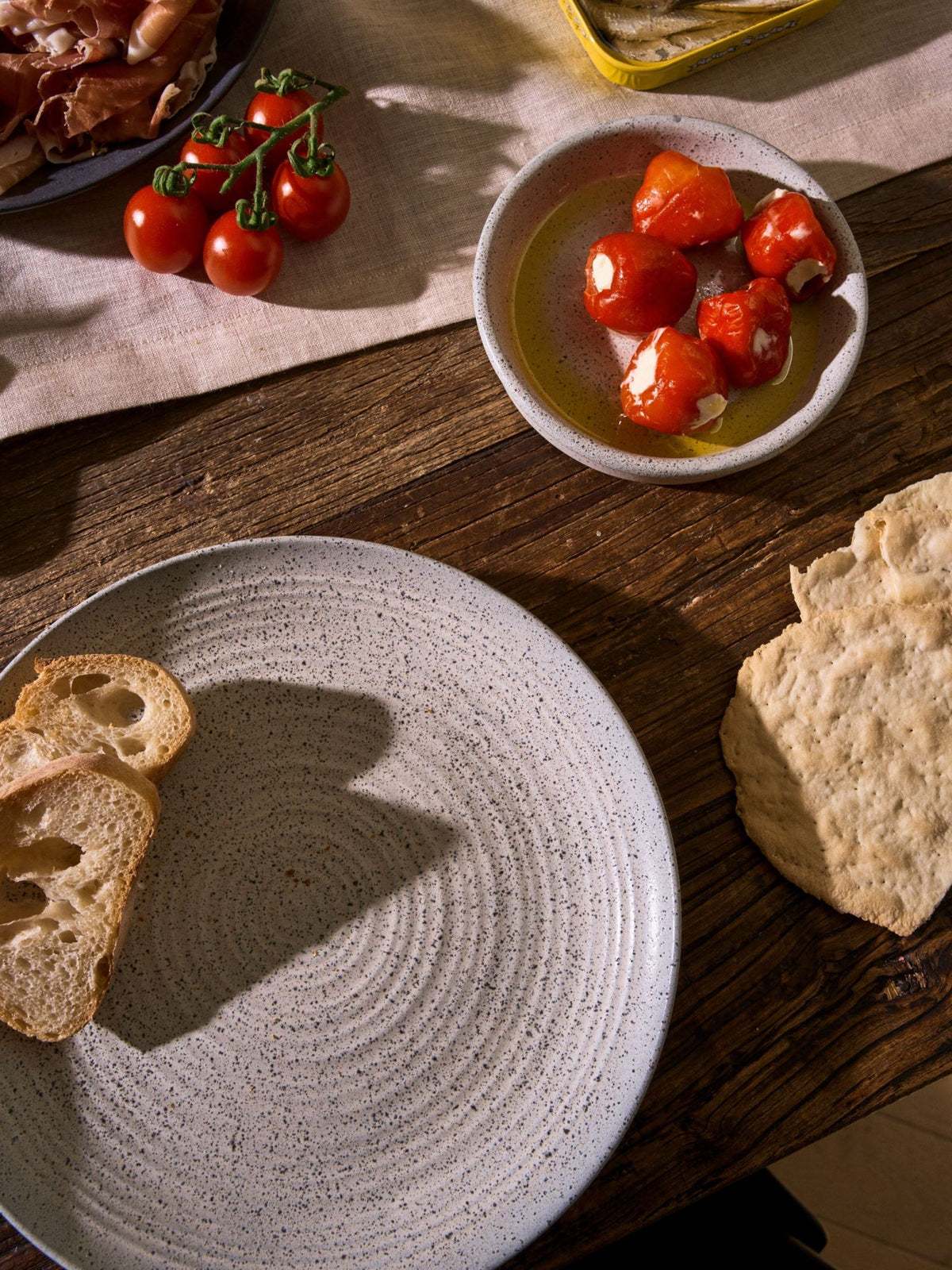 Hottie Jamie Stone Dinner Plate - Stone