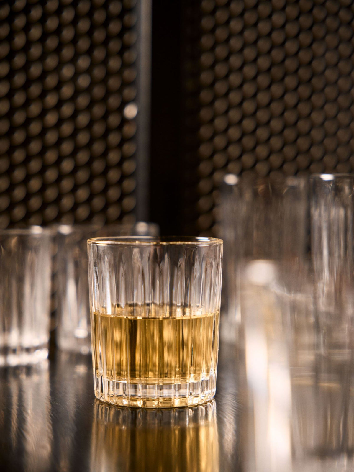 Hottie Jonnie Linear 12-Piece Glass Set - Clear