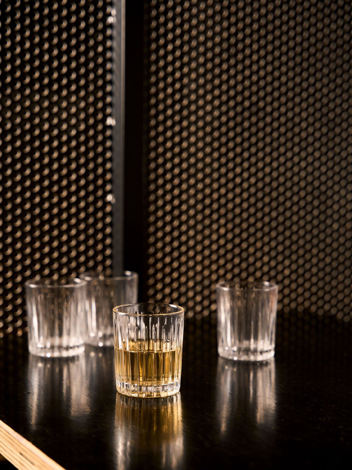 Hottie Jonnie Linear 12-Piece Glass Set - Clear