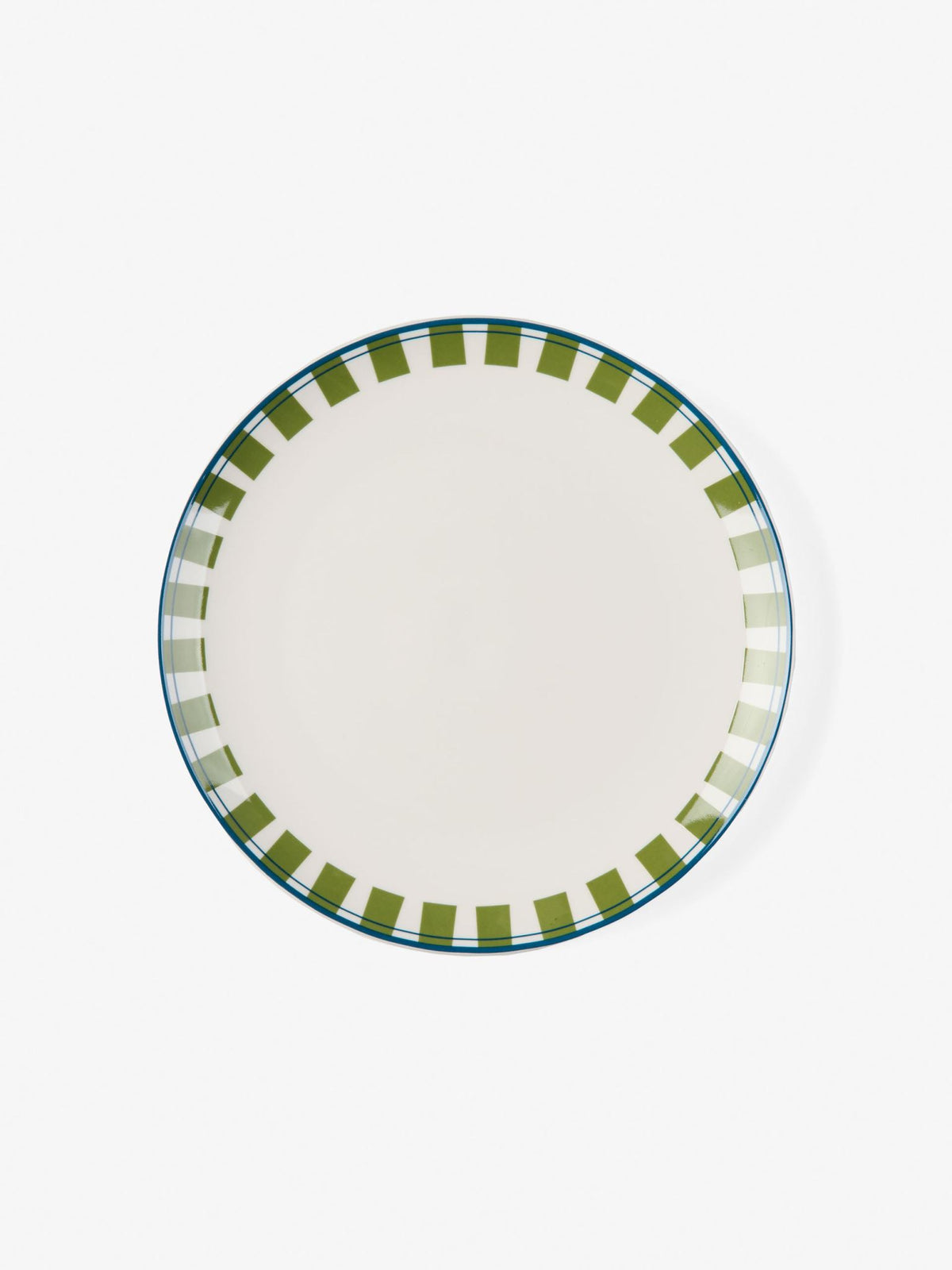 Hottie Winnie Blue/Green 12-Piece Dinner Set - Blue/Green