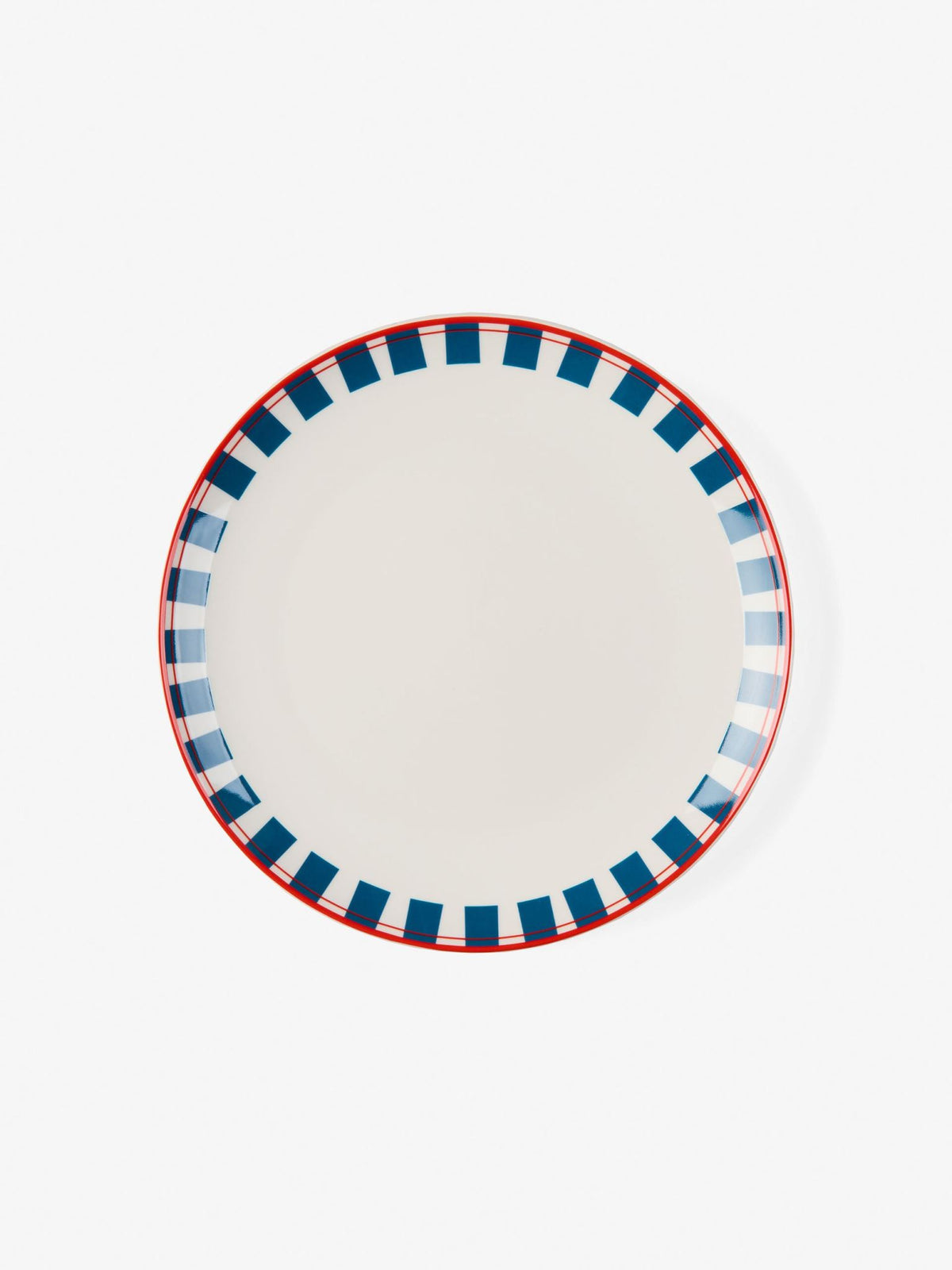 Hottie Winnie Red/Blue 12-Piece Dinner Set - Red/Blue