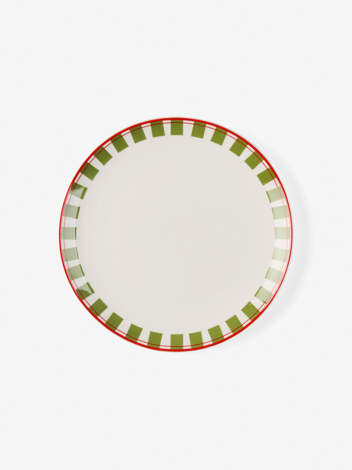 Hottie Winnie Red/Green 12-Piece Dinner Set - Red/Green